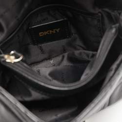 Pre Owned DKNY Black Quilted Leather Allen Shoulder Bag