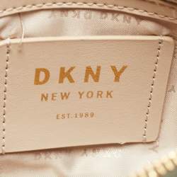 Pre Owned DKNY Fatigue Green Leather Elissa Shoulder Bag