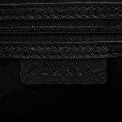 Pre Owned DKNY Blue Saffiano Leather Shoulder Bag