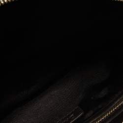 Dkny Brown/Beige Signature Canvas and Patent Leather Pouch