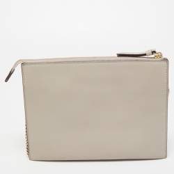 DKNY Beige Leather Crossbody Bag