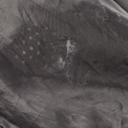 Pre Owned DKNY Black Perforated Leather Shopper Tote