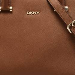 Pre Owned Dkny Brown Leather Bryant Park Satchel