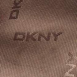 Pre Owned DKNY Beige Leather Flap Chain Shoulder Bag