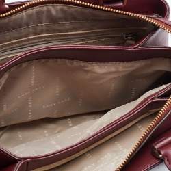 Pre Owned DKNY Red Leather Paige Dome Satchel