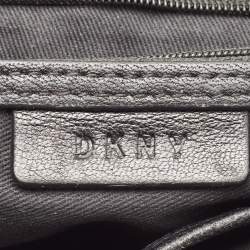 Pre Owned DKNY Black Quilted Leather Gansevoort Flap Shoulder Bag