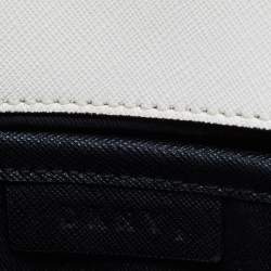 Pre Owned Dkny Off White Leather Bryant Park Crossbody Bag