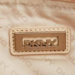 Pre Owned DKNY Pink Saffiano Leather Bryant Park Crossbody Bag