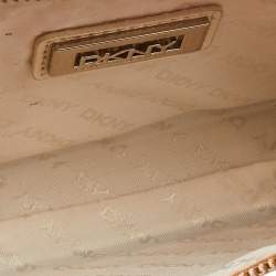 Pre Owned DKNY Pink Saffiano Leather Bryant Park Crossbody Bag