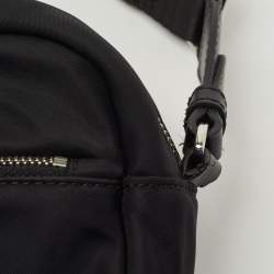 Pre Owned DKNY Black Nylon Logo Crossbody Bag