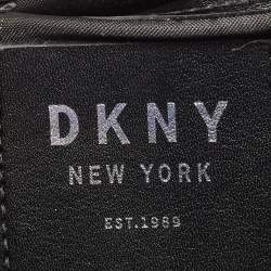 Pre Owned DKNY Black Nylon Logo Crossbody Bag