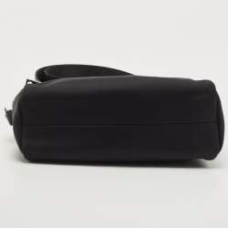 Pre Owned DKNY Black Nylon Logo Crossbody Bag