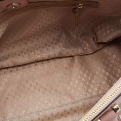 Pre Owned DKNY Pink Leather Bryant Park Tote