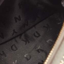 مملوكة مسبقًا DKNY Brown/Dark Grey Leather Mini Bryant Backpack