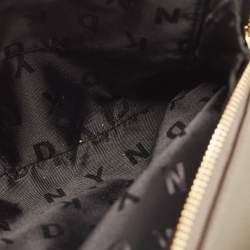 مملوكة مسبقًا DKNY Brown/Dark Grey Leather Mini Bryant Backpack