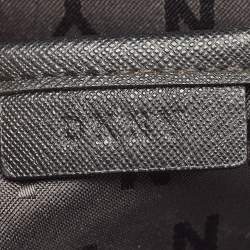 مملوكة مسبقًا DKNY Brown/Dark Grey Leather Mini Bryant Backpack