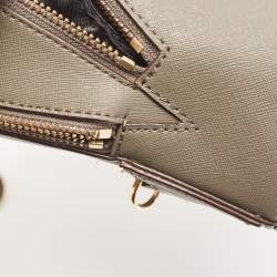 مملوكة مسبقًا DKNY Brown/Dark Grey Leather Mini Bryant Backpack