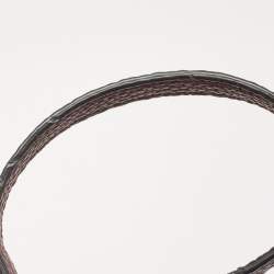 Pre Owned DKNY Burgundy Grained Leather Satchel