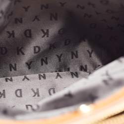 Pre Owned DKNY Brown Saffiano Leather Bryant Park Zip Tote