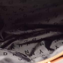 Pre Owned DKNY Brown Saffiano Leather Bryant Park Zip Tote