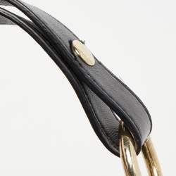 Pre Owned DKNY Black Quilted Leather Bucket Shoulder Bag