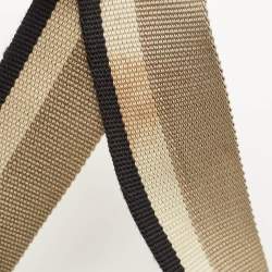 Pre Owned Dkny Black Canvas Buckle Embellished Shoulder Bag