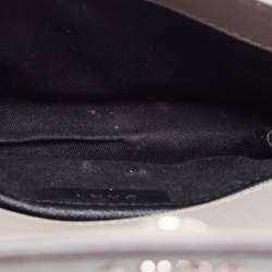 Pre Owned DKNY Beige Leather Flap Shoulder Bag