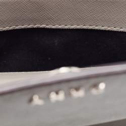 Pre Owned DKNY Beige Leather Flap Shoulder Bag