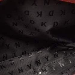 Pre Owned DKNY Rose Pink Quilted Leather Chain Tote