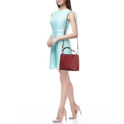 Pre Owned Dkny Red Leather Bryant Park Bag