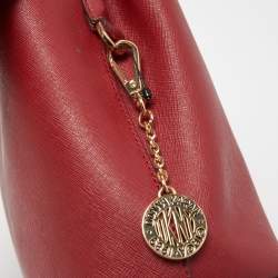 Pre Owned Dkny Red Leather Bryant Park Bag