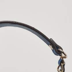 Pre Owned Dkny Blue Leather Medium Bryant Park Shopper Tote