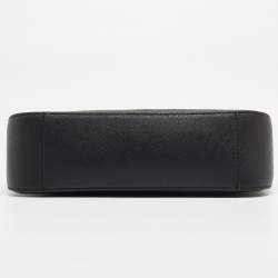 Pre Owned DKNY Black Leather Carol Baguette Bag