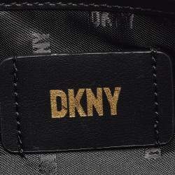 Pre Owned DKNY Black Leather Carol Baguette Bag