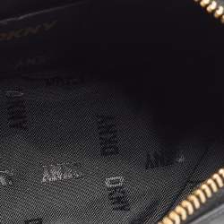 Pre Owned DKNY Black Leather Carol Baguette Bag