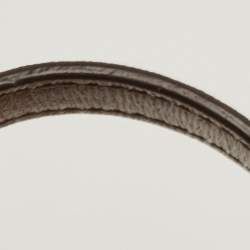 Pre Owned DKNY Beige/Brown Signature Coated Canvas and Leather Top Zip Shopper Tote