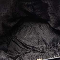 Pre Owned DKNY Black Leather Bryant Park Shopper Tote
