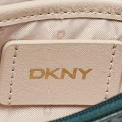 Pre Owned DKNY Green Quilted Leather Allen Chain Shoulder Bag