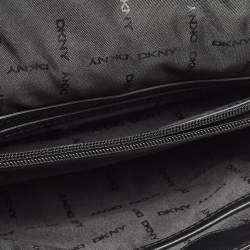 Pre Owned DKNY Black Quilted Leather Allen Flap Shoulder Bag