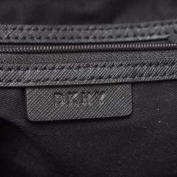 Pre Owned DKNY Grey Leather Bryant Park Tote