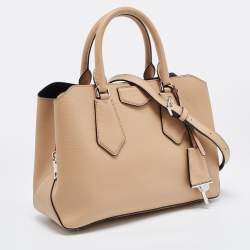 Pre Owned DKNY Beige Leather Sullivan Top Handle Bag