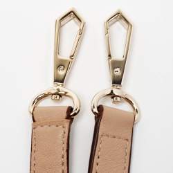 Pre Owned DKNY Beige Quilted Leather Chain Tote