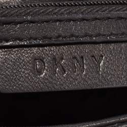 Pre Owned DKNY Black Diamond Quilted Leather Lara Crossbody Bag