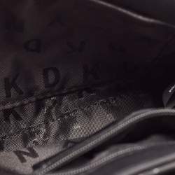 Pre Owned DKNY Black Diamond Quilted Leather Lara Crossbody Bag