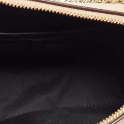 Pre Owned DKNY Beige Leather Crossbody Bag