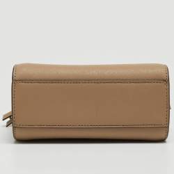 Pre Owned DKNY Beige Leather Crossbody Bag