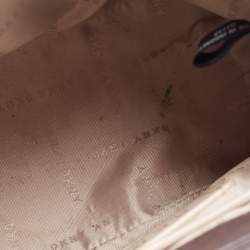 Pre Owned DKNY Dark Brown Leather Small York Winnie Bucket Bag