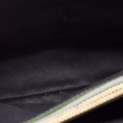 Pre Owned Dkny Green Saffiano Leather Chain Handle Tote