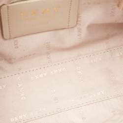 Pre Owned DKNY Tricolor Leather Ava Zip Crossbody Bag