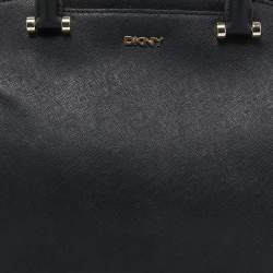 Pre Owned DKNY Black Leather Bryant Park Satchel